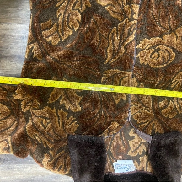 Traditions Brown Fall Faux Fur Jacket - Picture 4 of 5